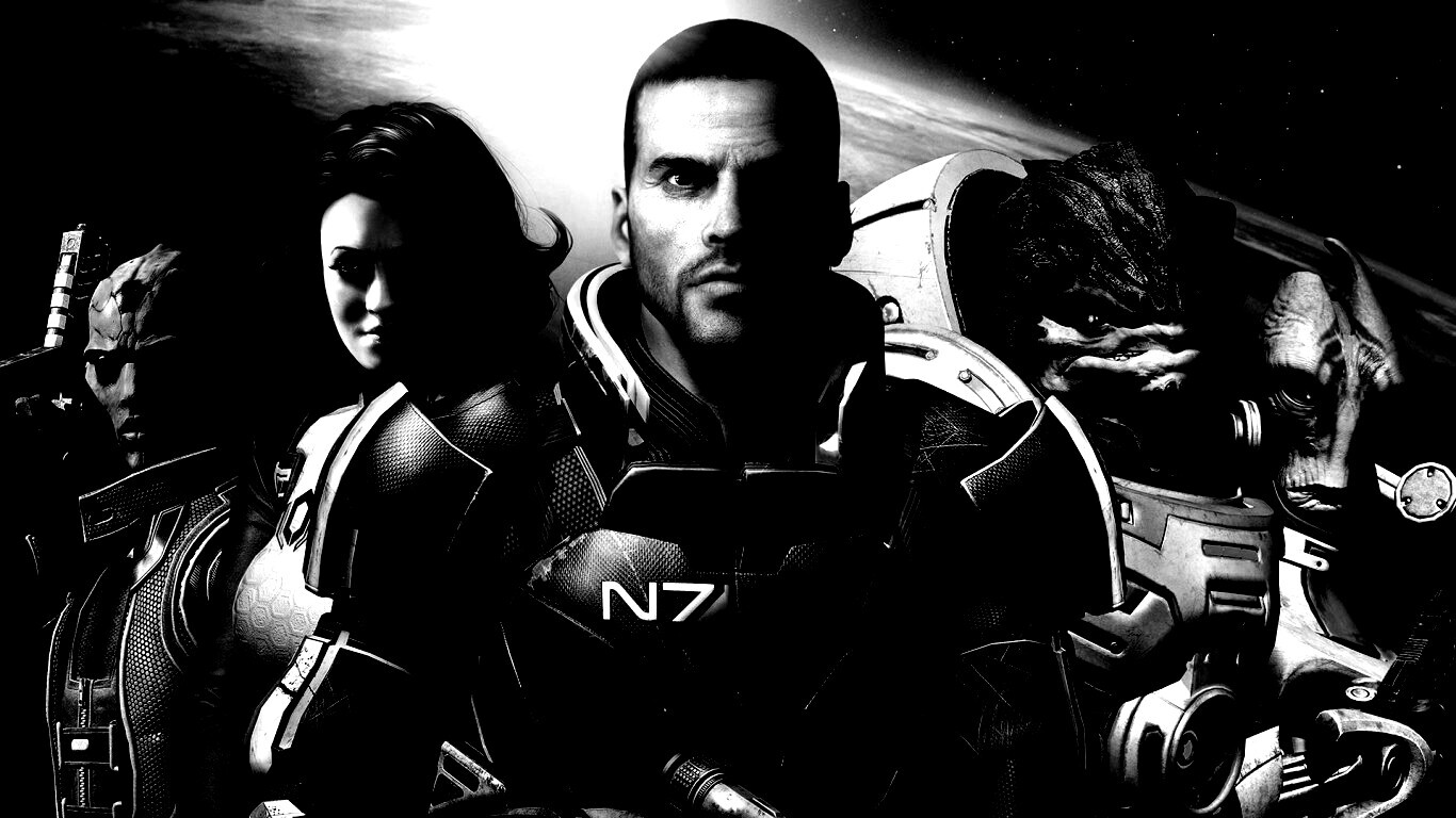 Mass Effect N7 обои