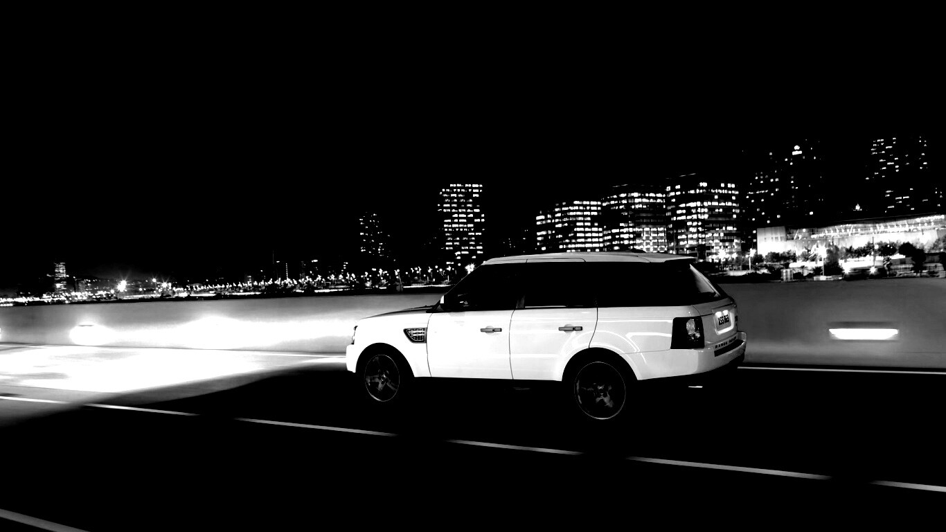 Белый Лэнд Ровер обои