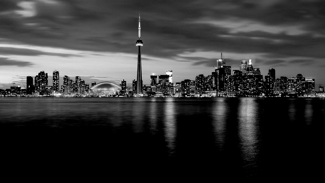 Ночной Торонто обои