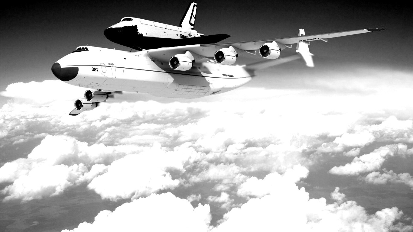 Авиатранспортировка Бурана обои