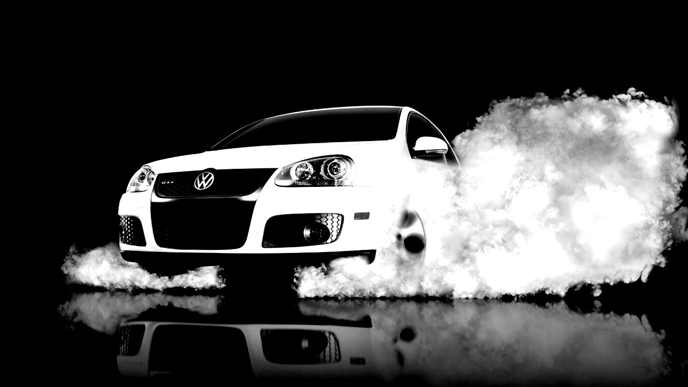 Буксующий белый Фольц обои