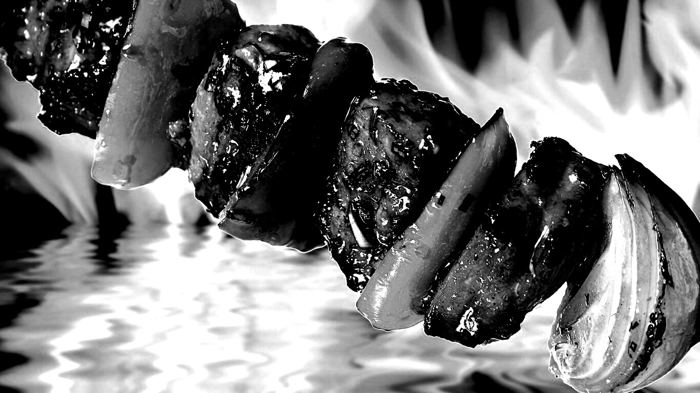 Сочный шашлычок обои