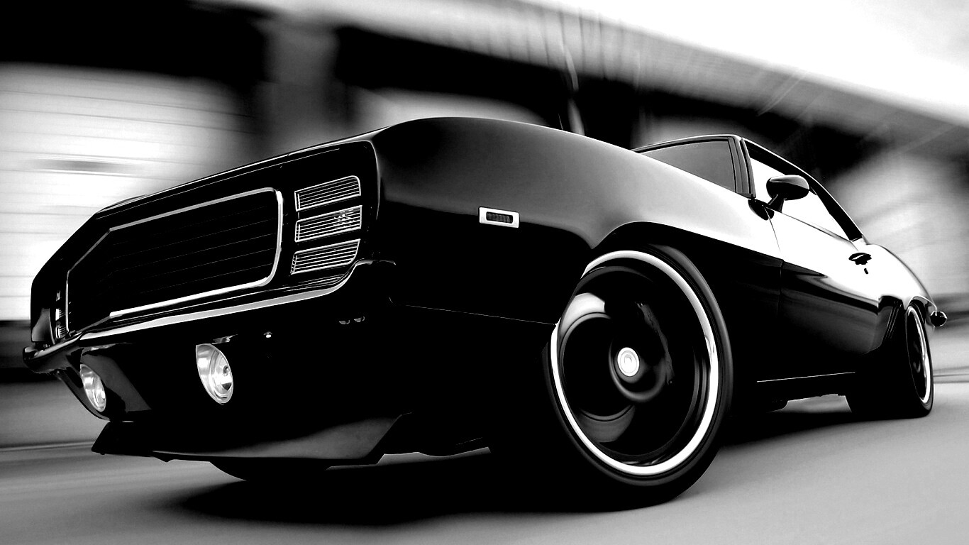 Мускул кар на повороте обои