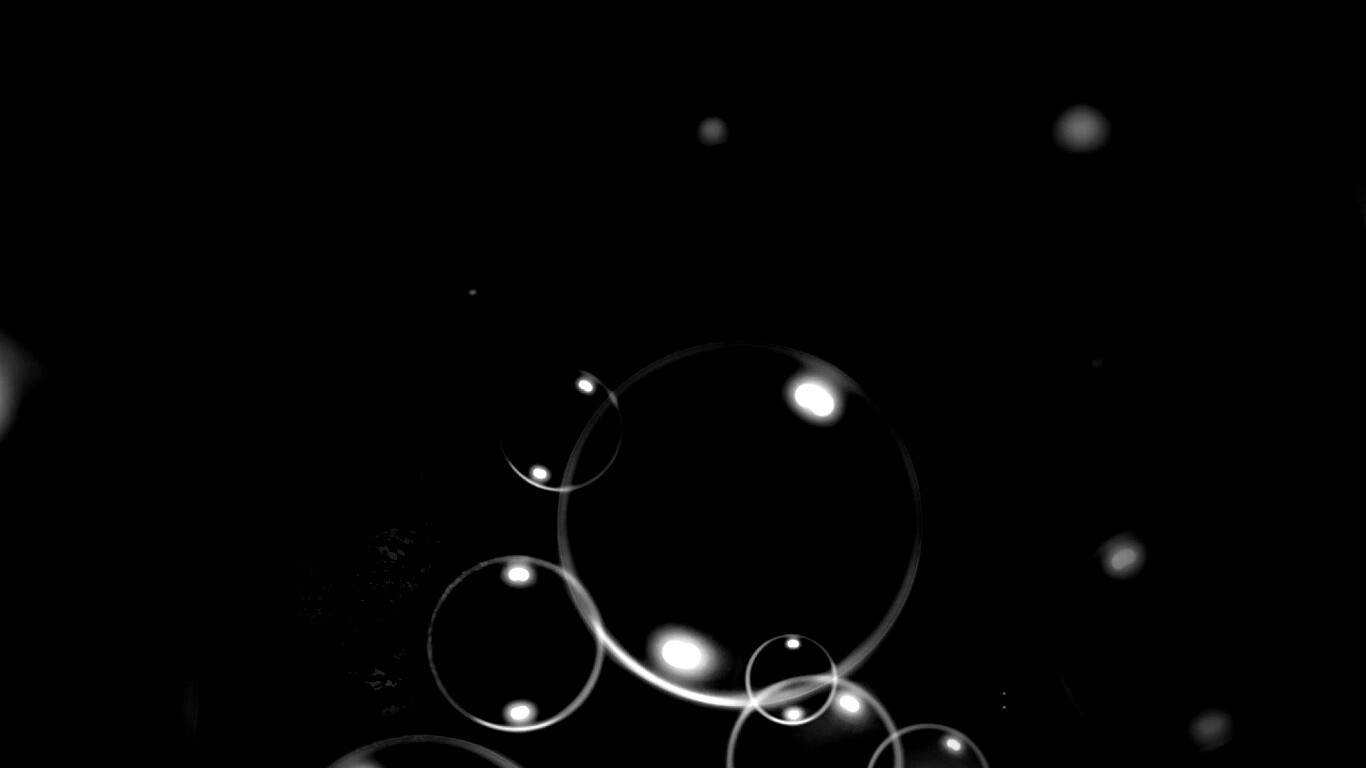 Пузыри в темной воде обои