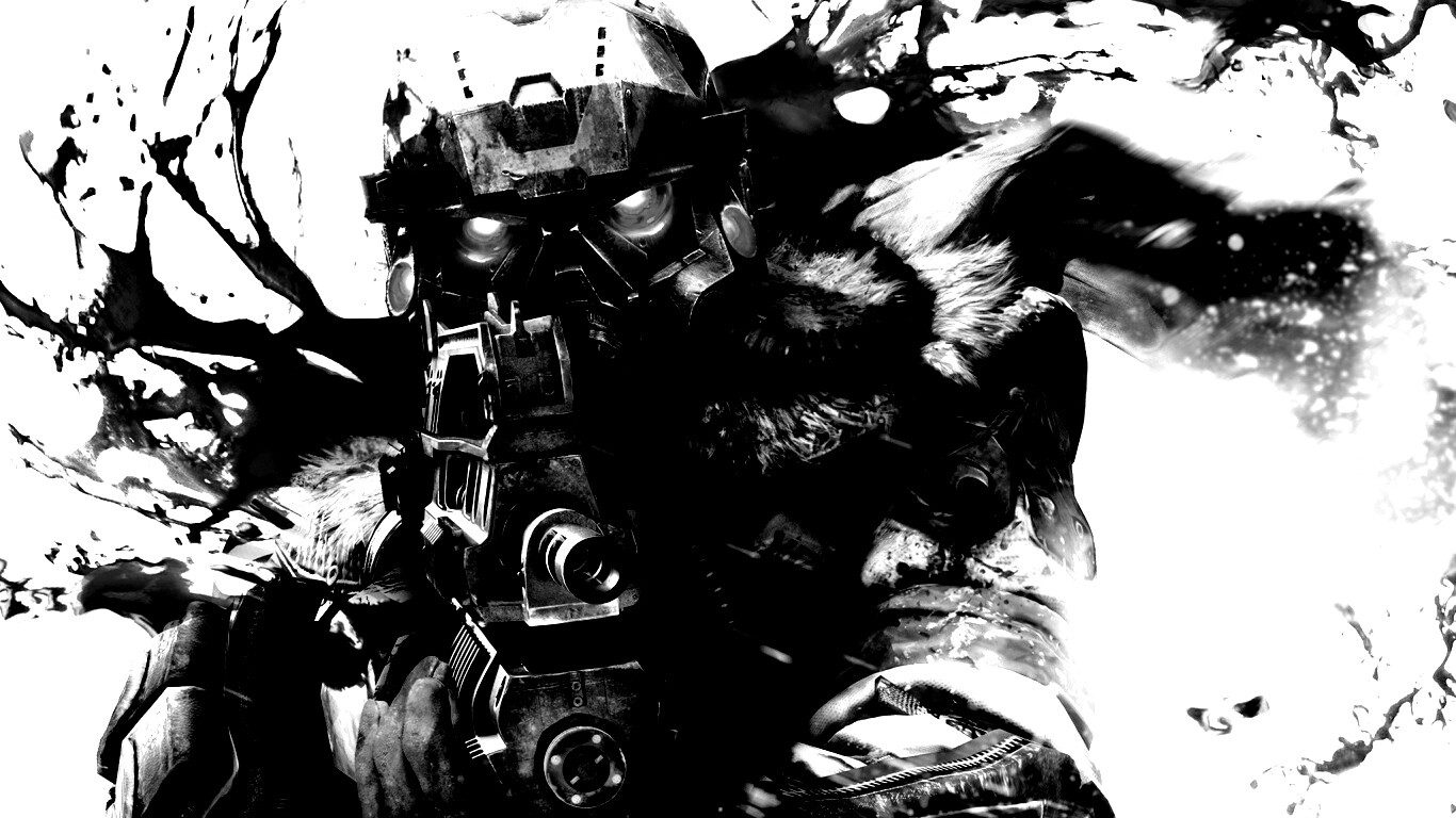 Боец в зимней форме обои