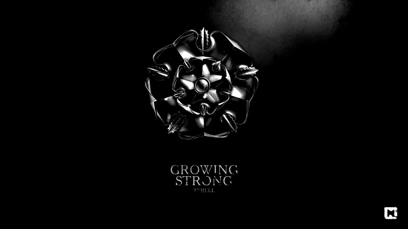 Металлический герб Тиреллов обои