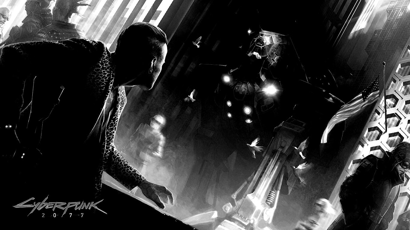 Арт из Киберпанк 2077 обои