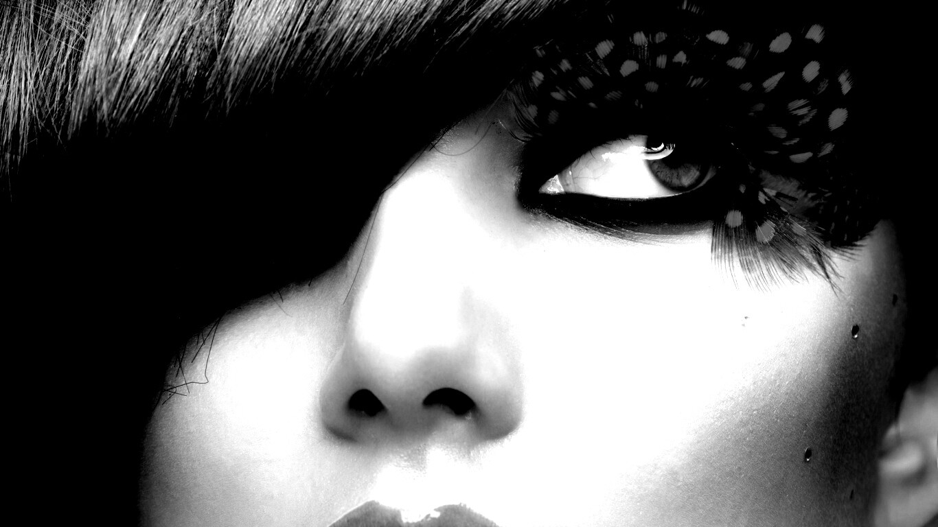 Макияж крупным планом обои