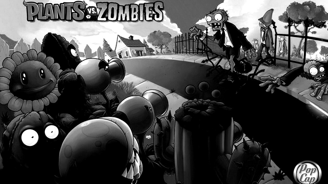 Plants vs zombies обои