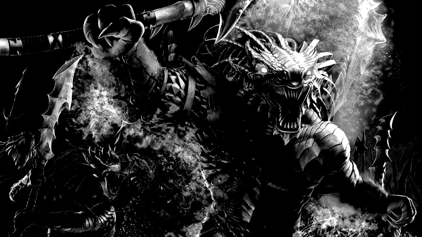 Dragonborn Barbarian обои