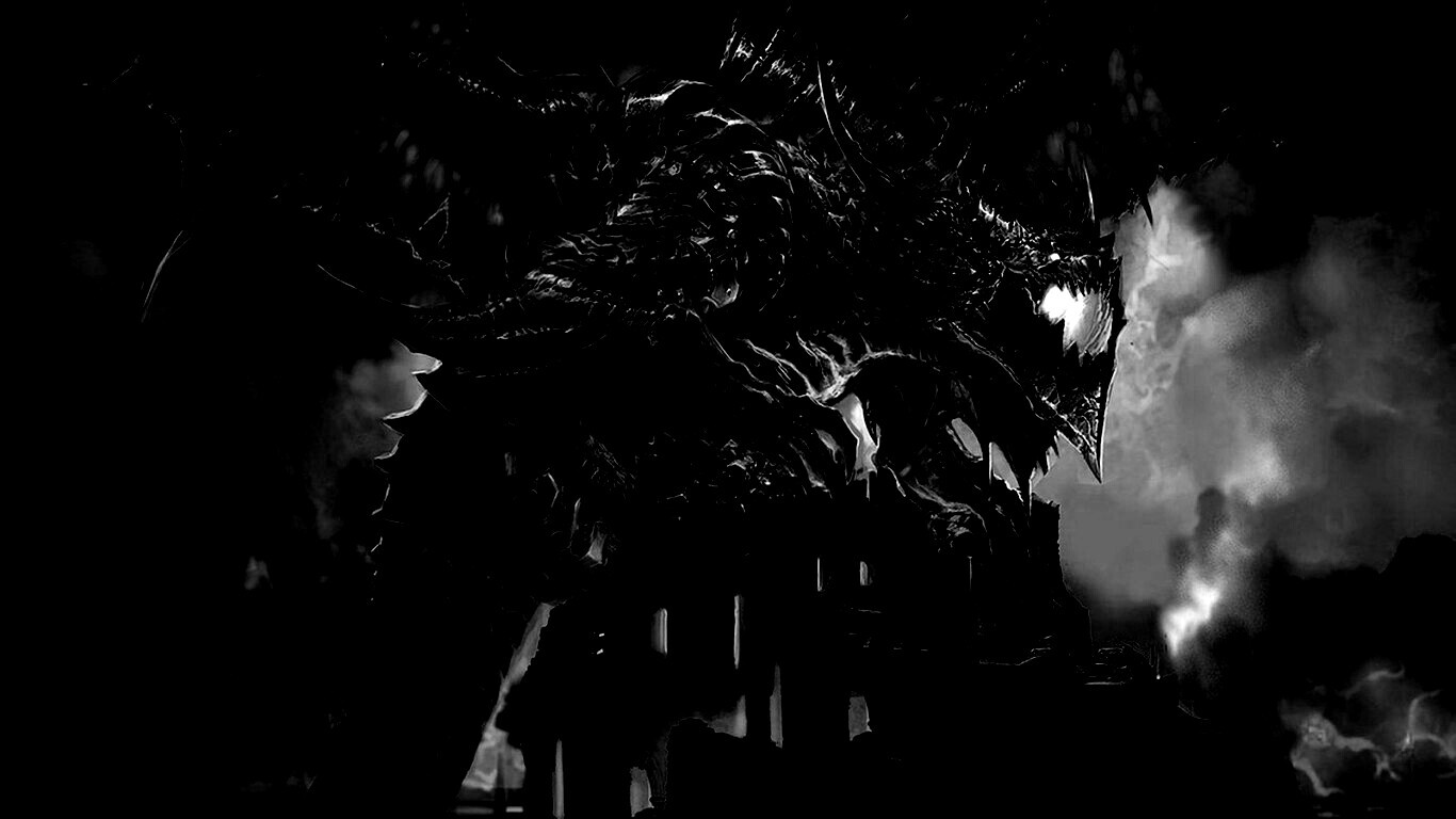 Огромный дракон обои