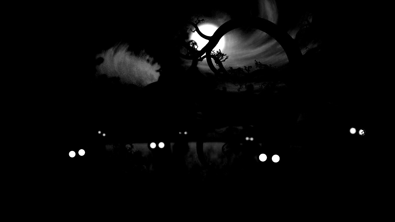 Страшно ночью в лесу обои