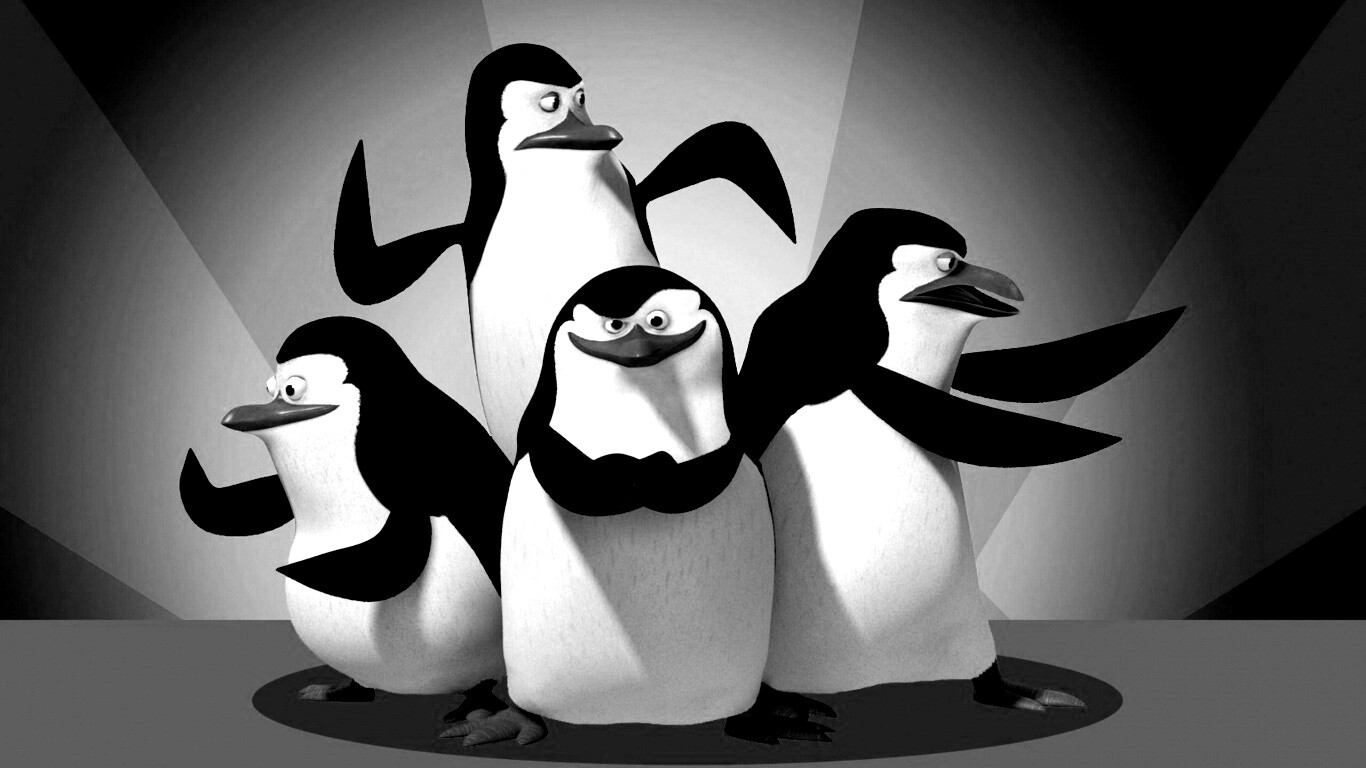 Мадагаскарские пингвины обои