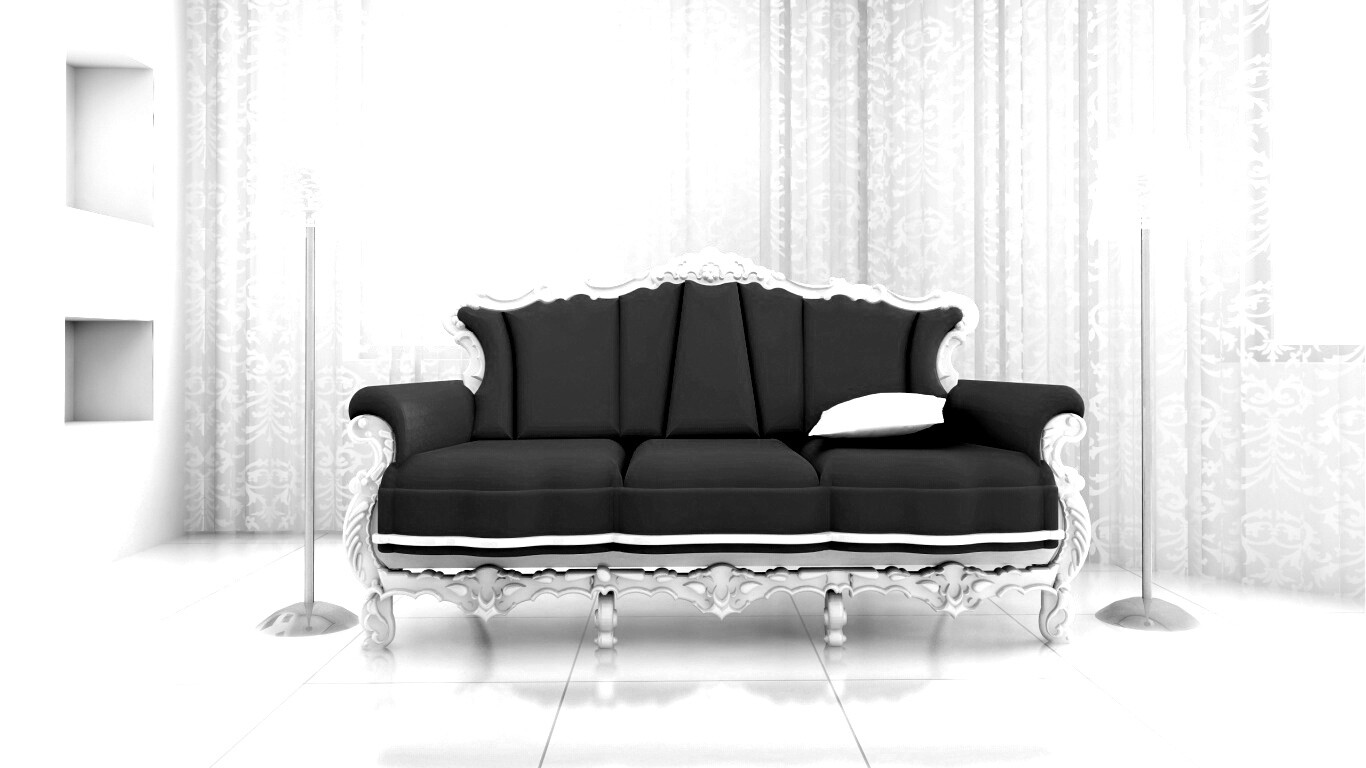 Диван в стиле ампир обои