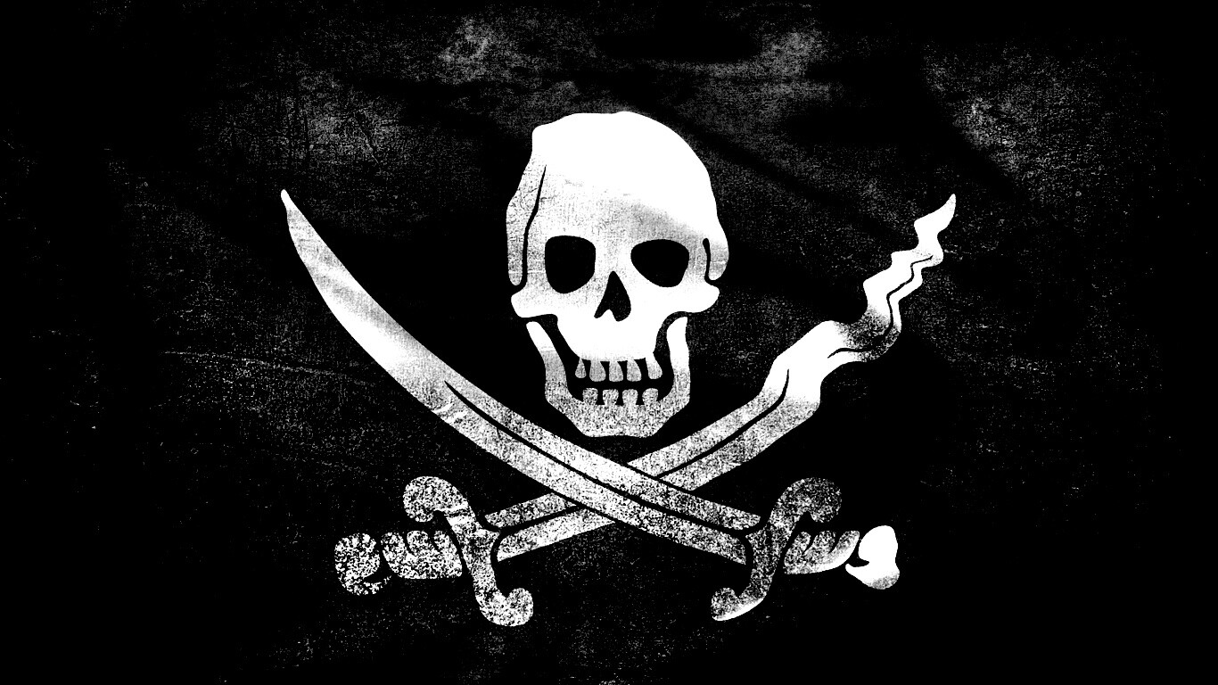 Пиратский флаг обои