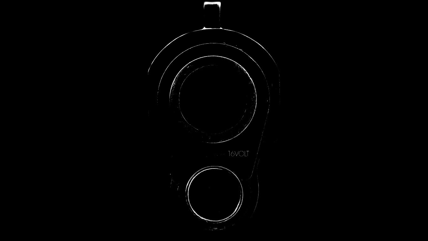 Дуло пистолета обои