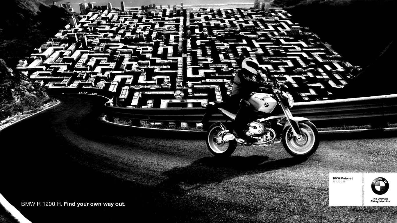 BMW R 1200 R. Найди свой путь наружу. обои
