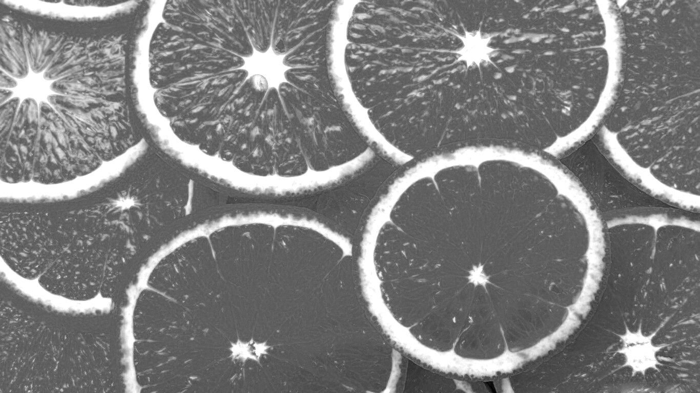 Апельсиновые дольки обои