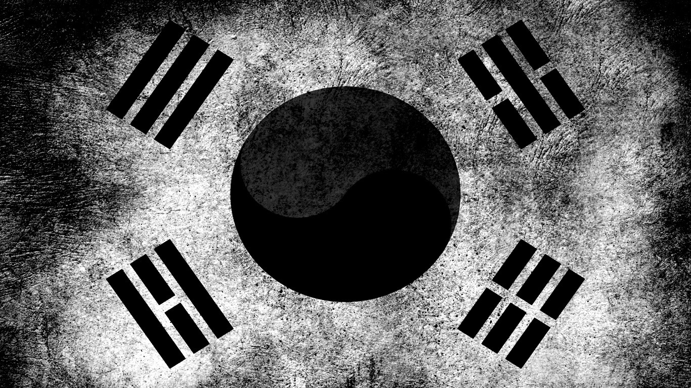 Флаг Кореи обои