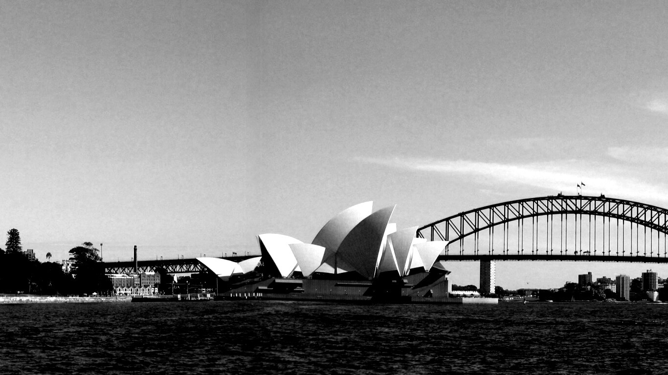 Панорама порта Сиднея обои