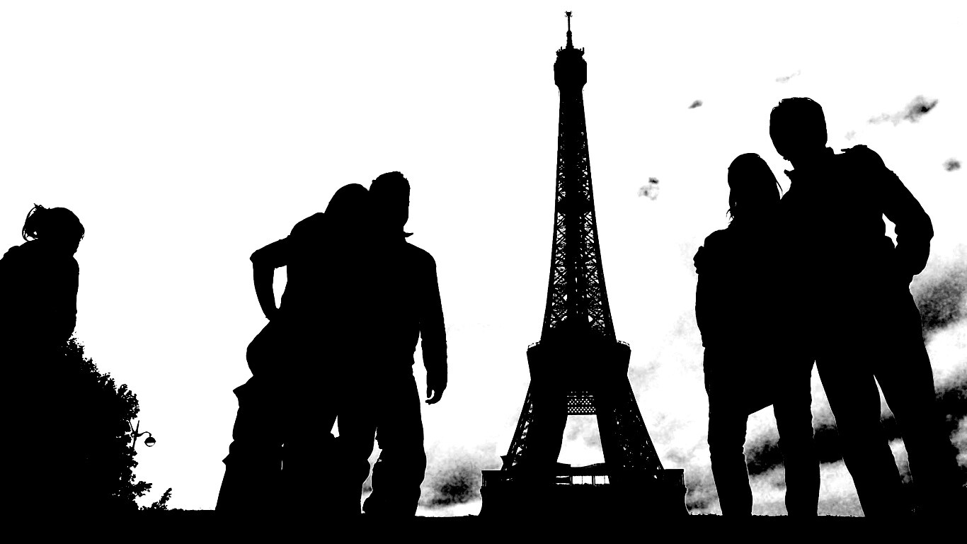 Париж обои