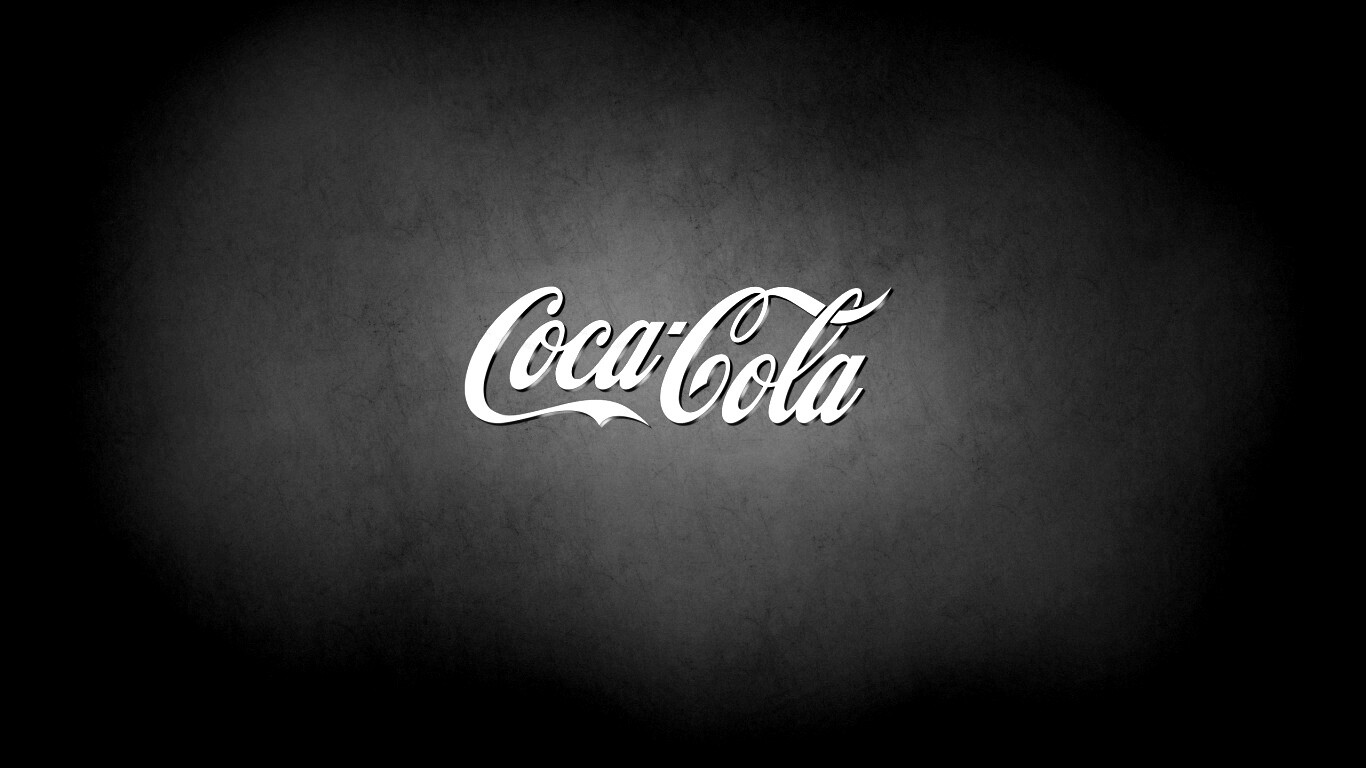 Синий логотип Coca-Cola обои