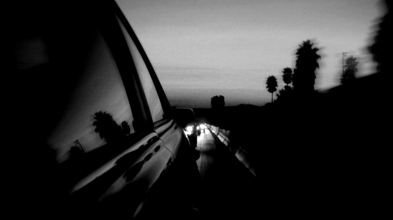 Вечерняя поездка обои