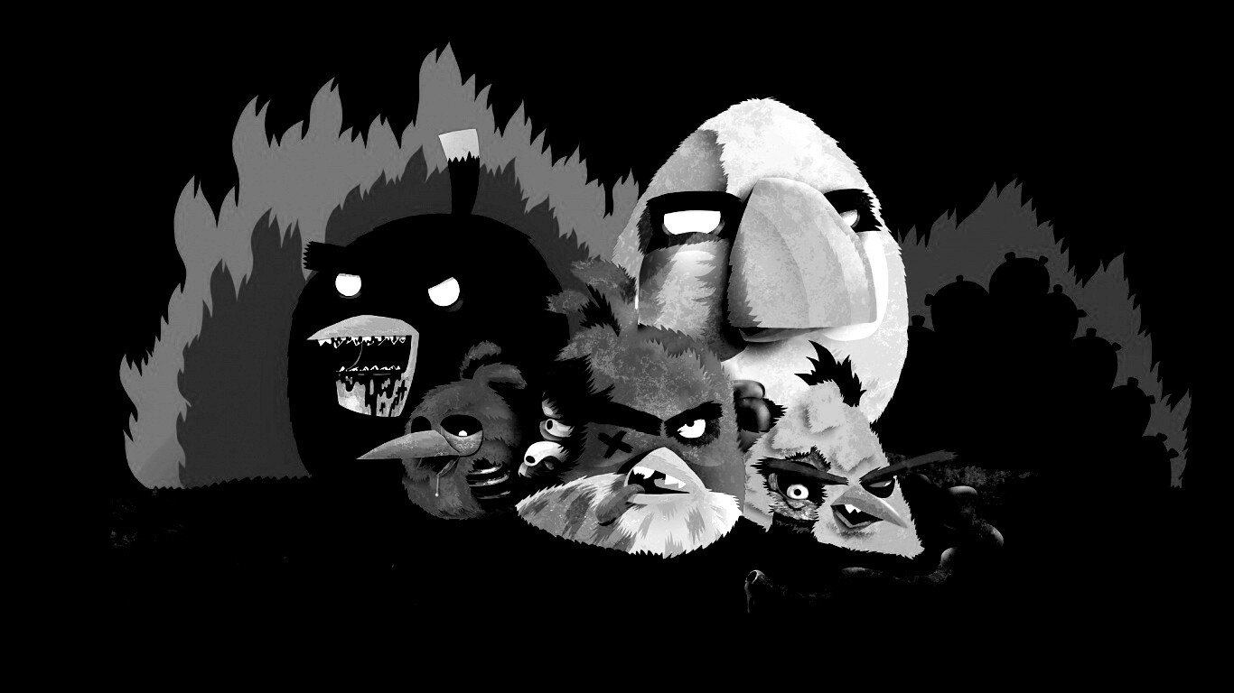 Angry Zombie Birds обои