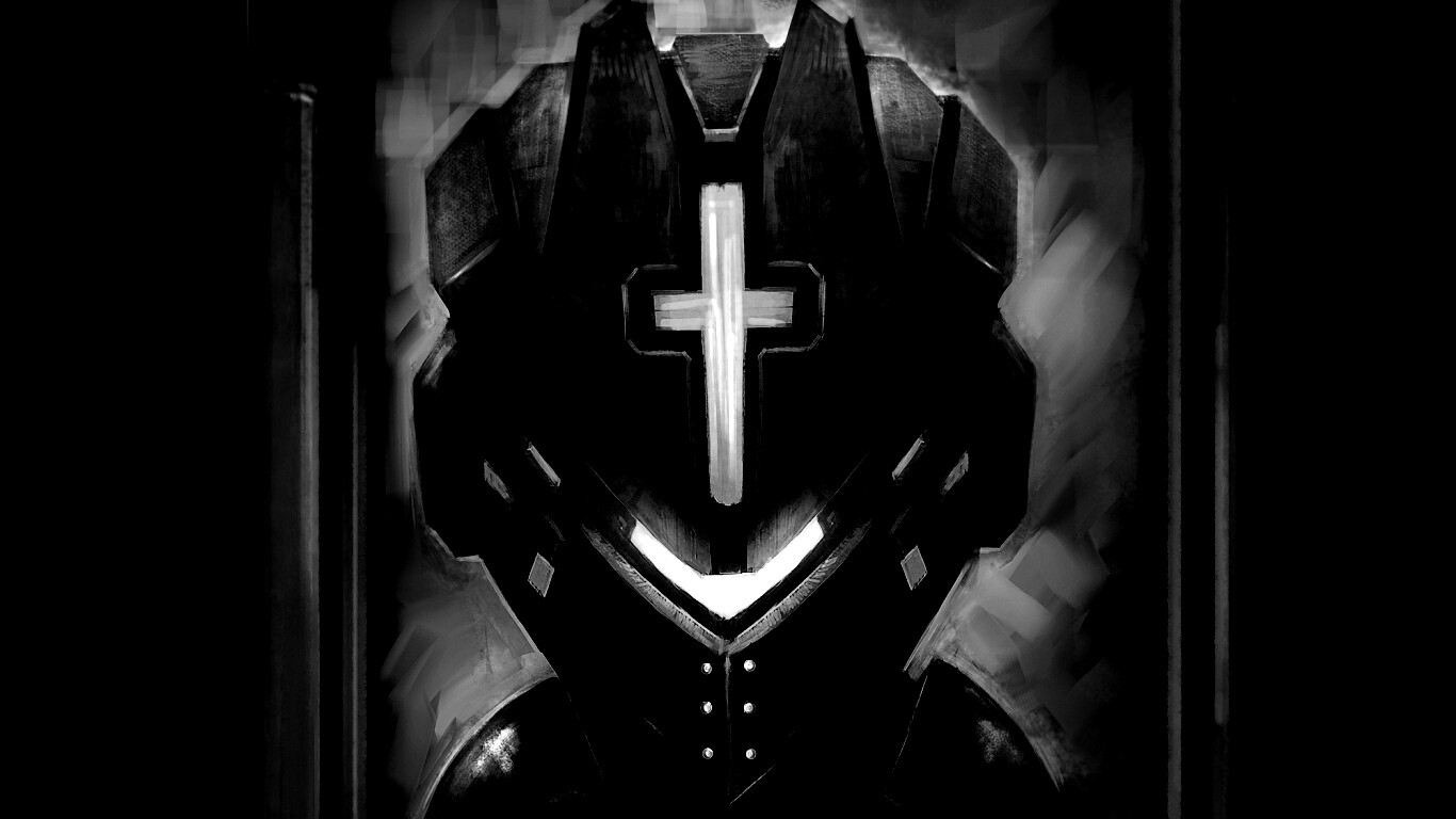 Рыцарь в стиле Dead Space обои