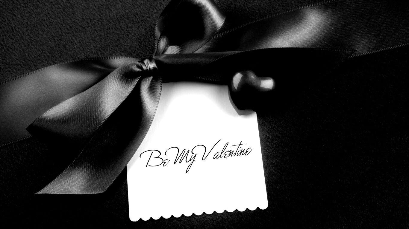 Открытка на день Святого Валентина обои