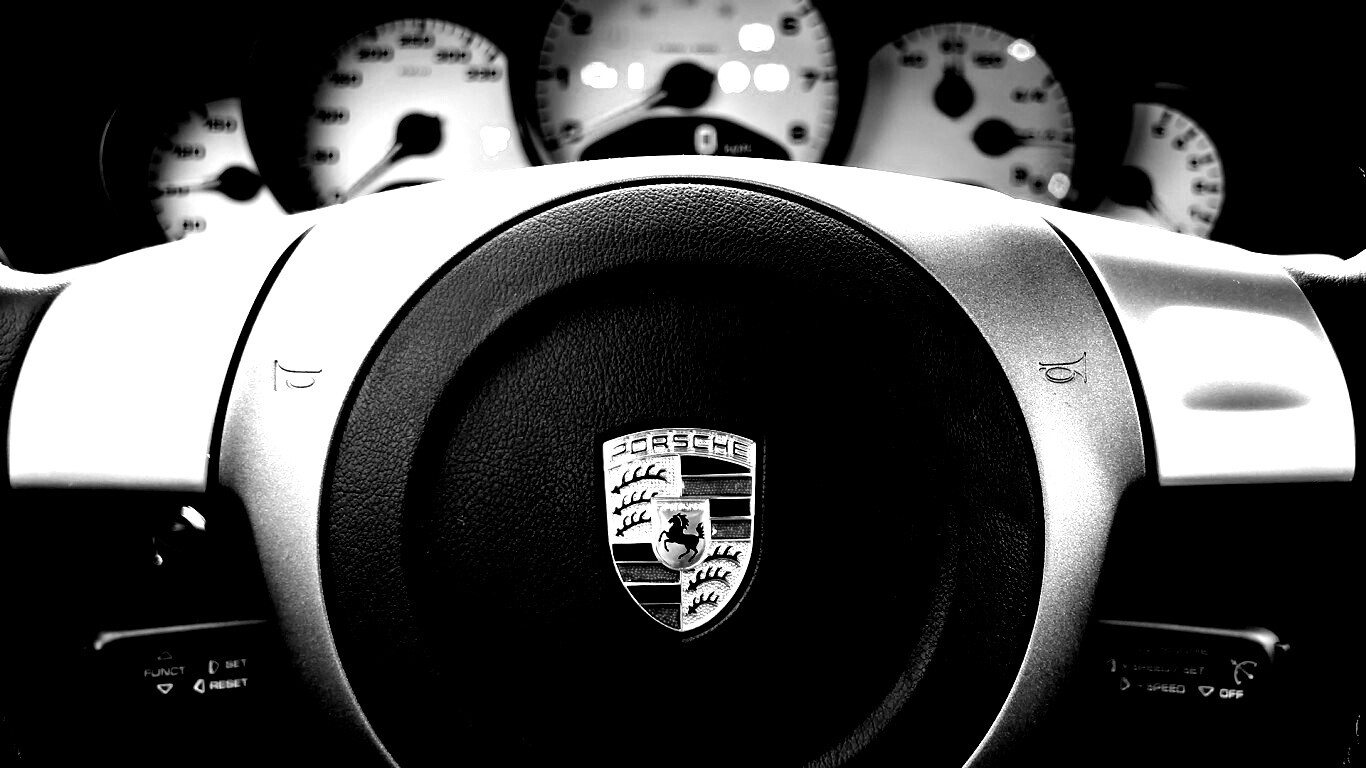 Руль Porshe обои