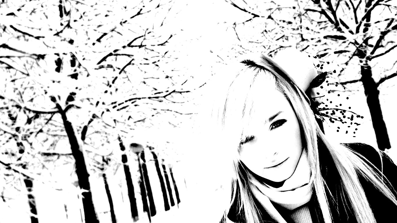 Девушка в белом обои