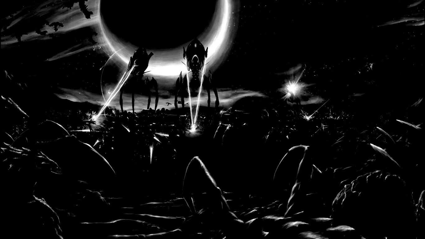 Протосы против зергов обои