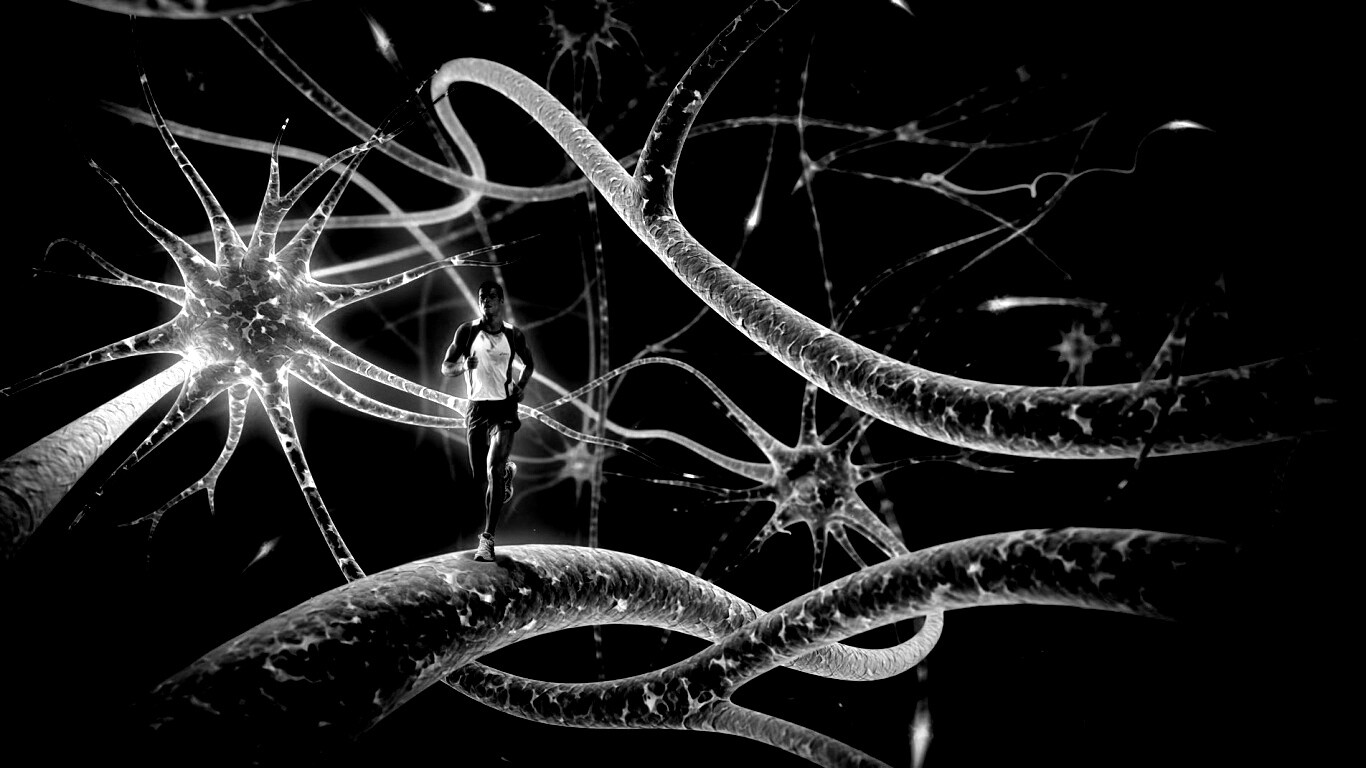 Бег мыслей обои