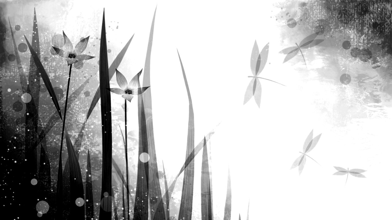 Векторные цветы обои