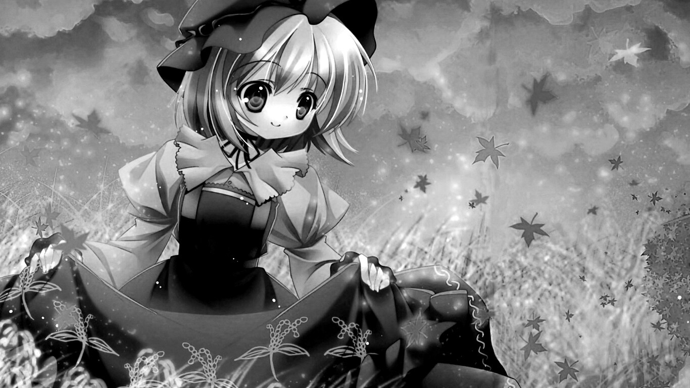 Девочка в поле обои