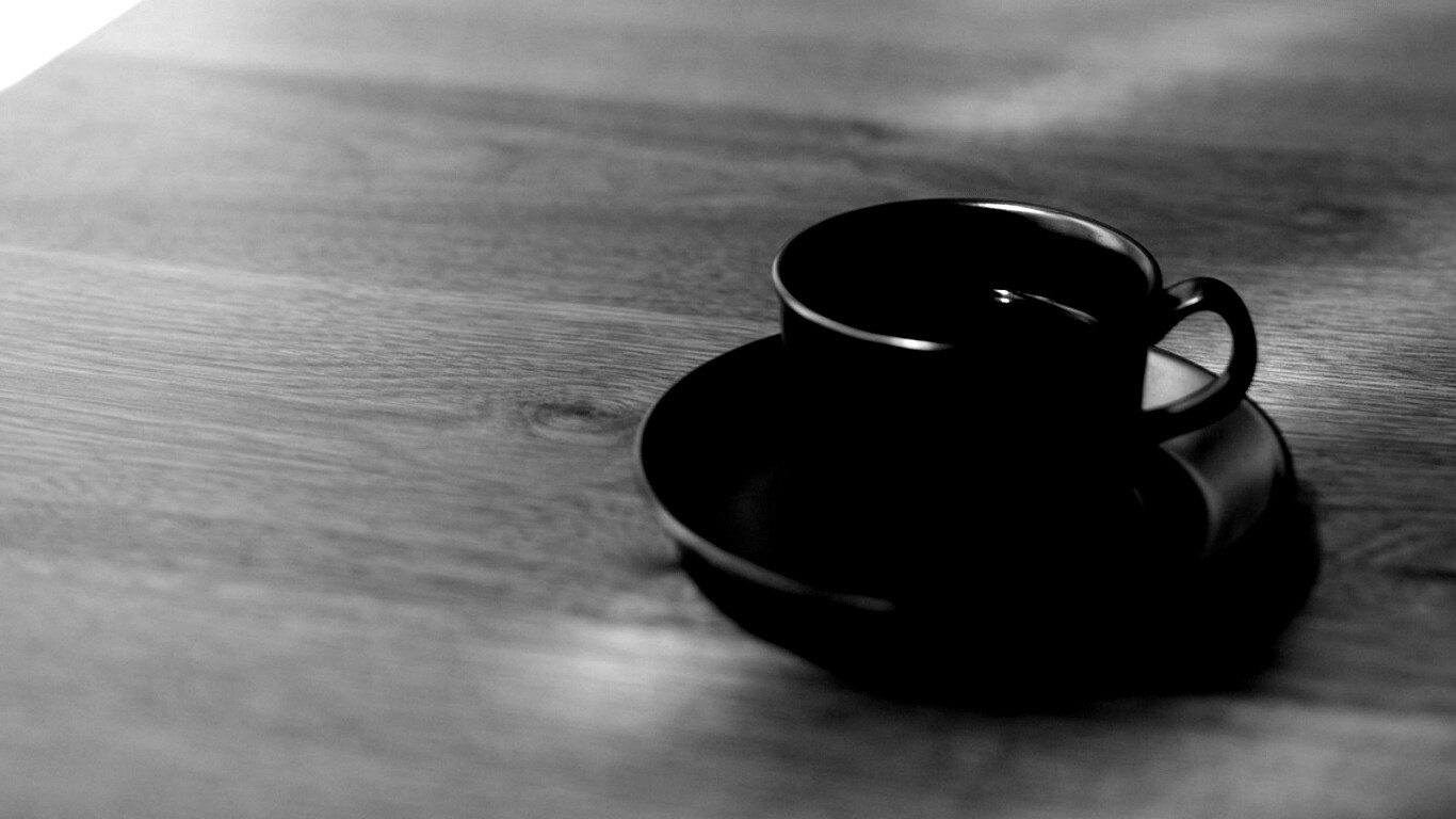Кофе на столе обои