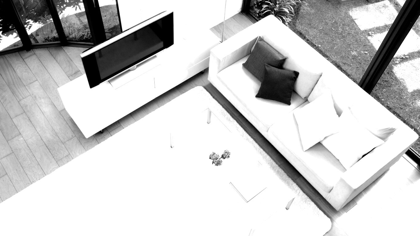 Комната сверху обои