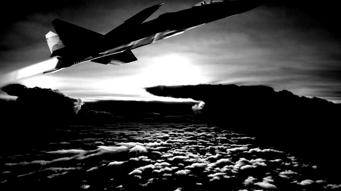 Истребители в небе обои