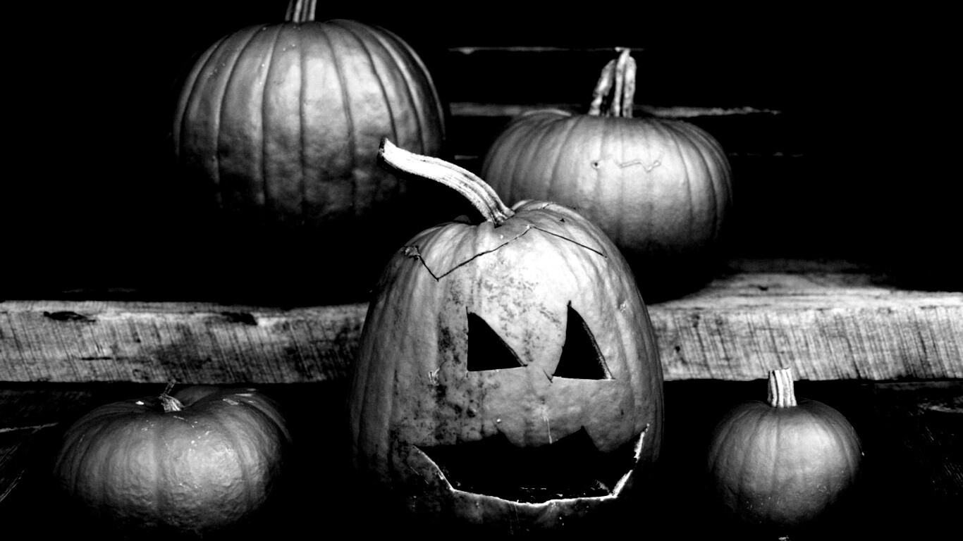 Тыквы на хэллоуин обои