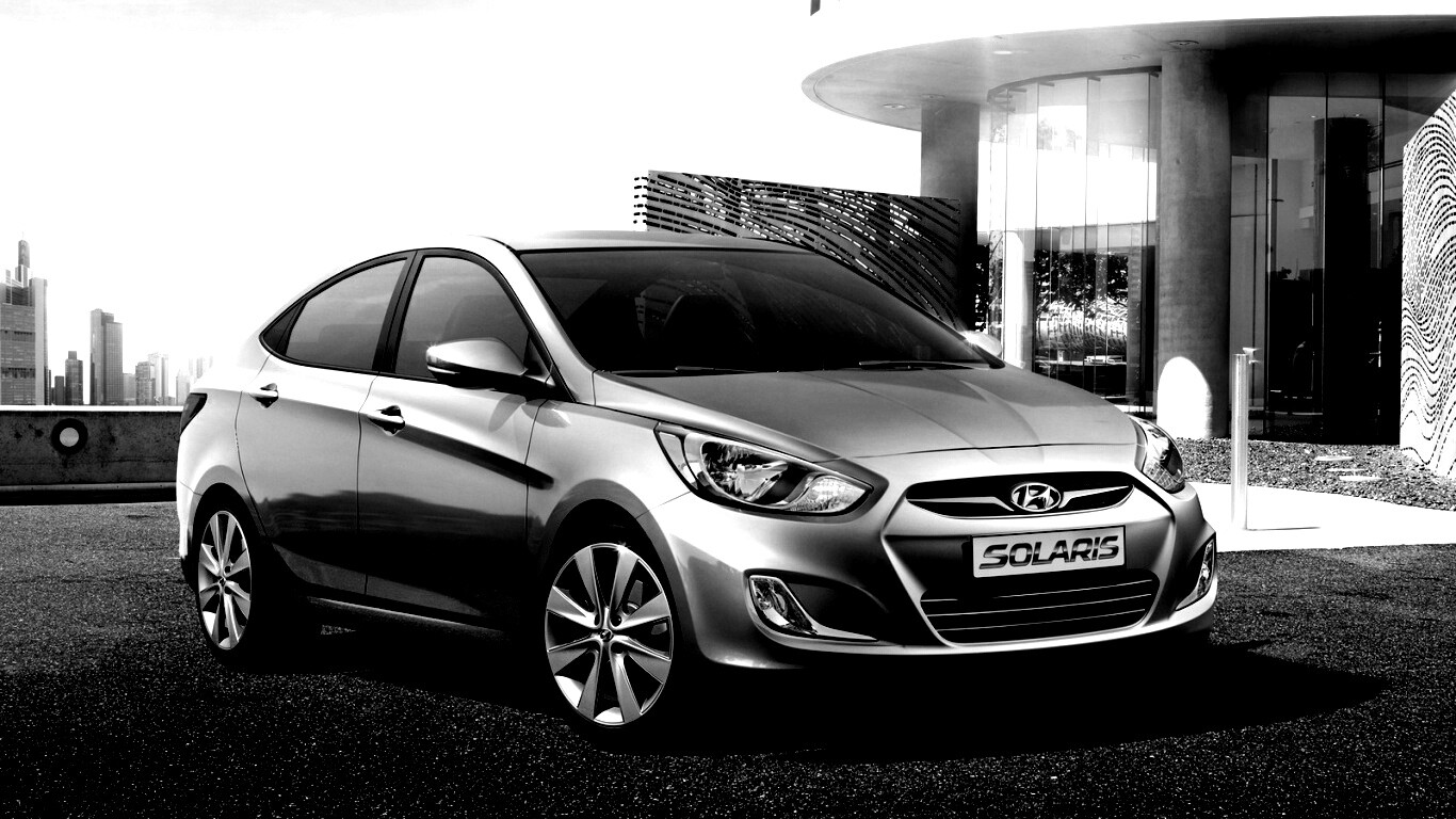 Фото Хендай Солярис обои