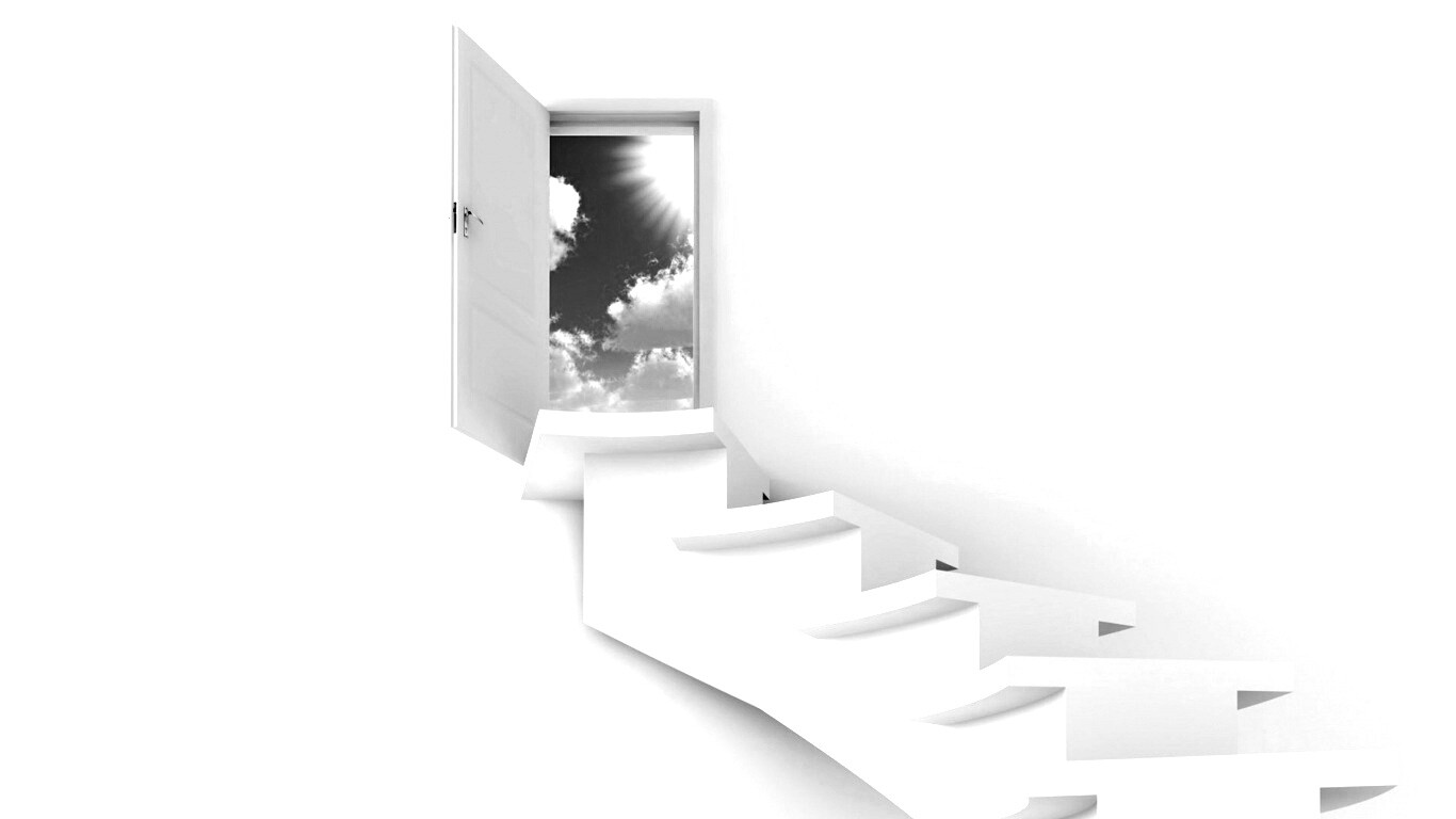 Лестница в небо обои