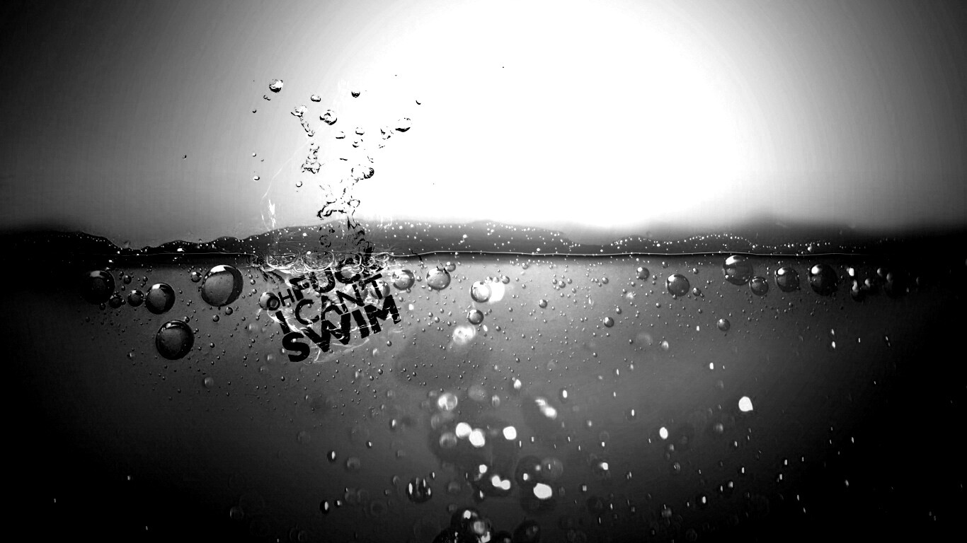 Oh fuck i cant swim обои