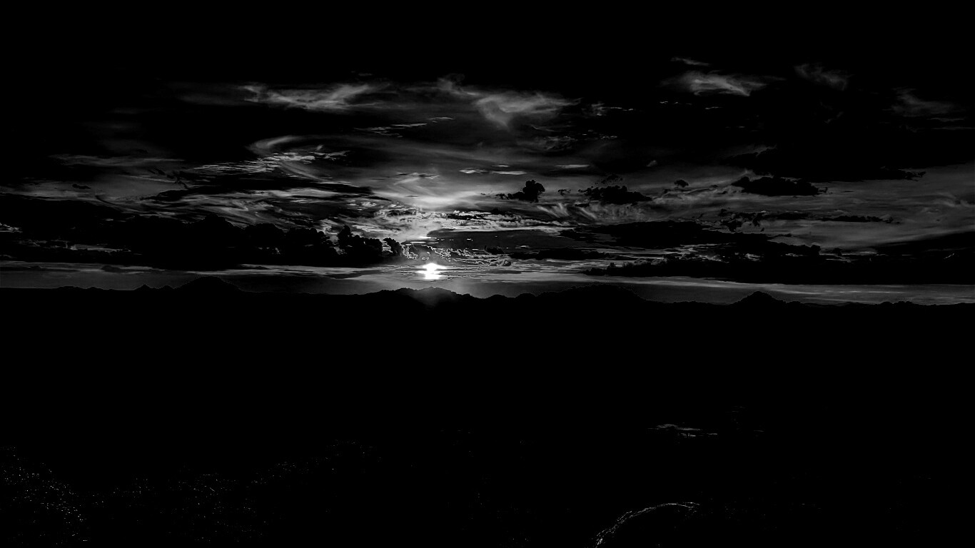 Закат в Африке обои