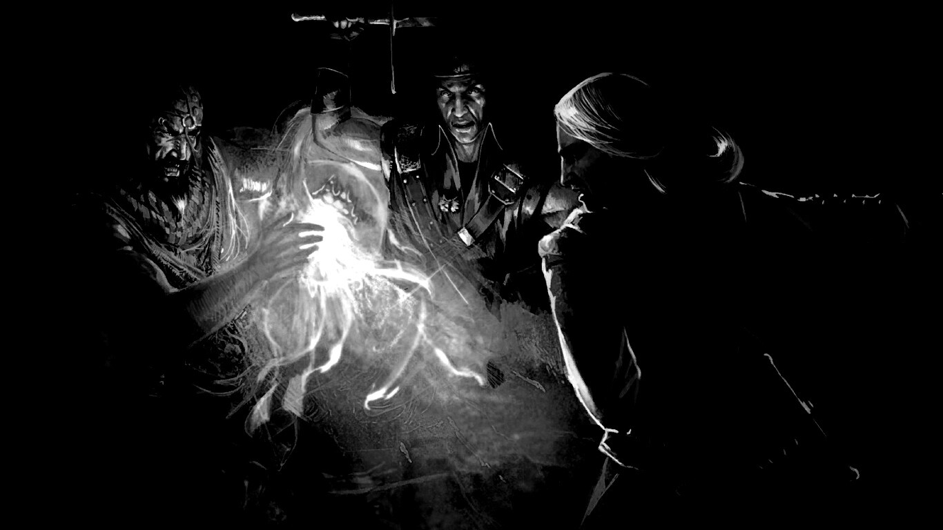 Геральт и Беренгар против Азара обои