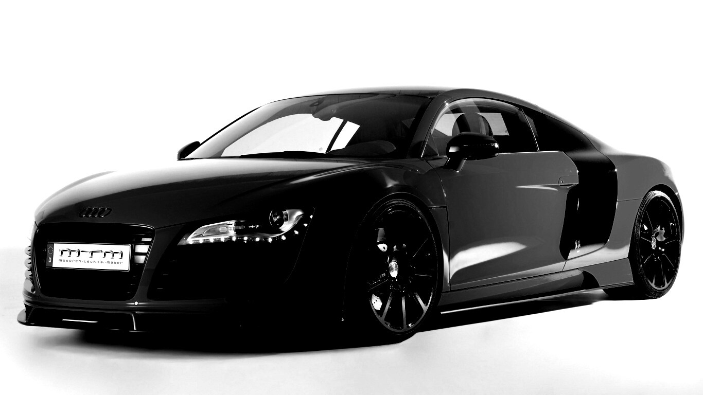 Зелёный спорткар Ауди РС8 обои