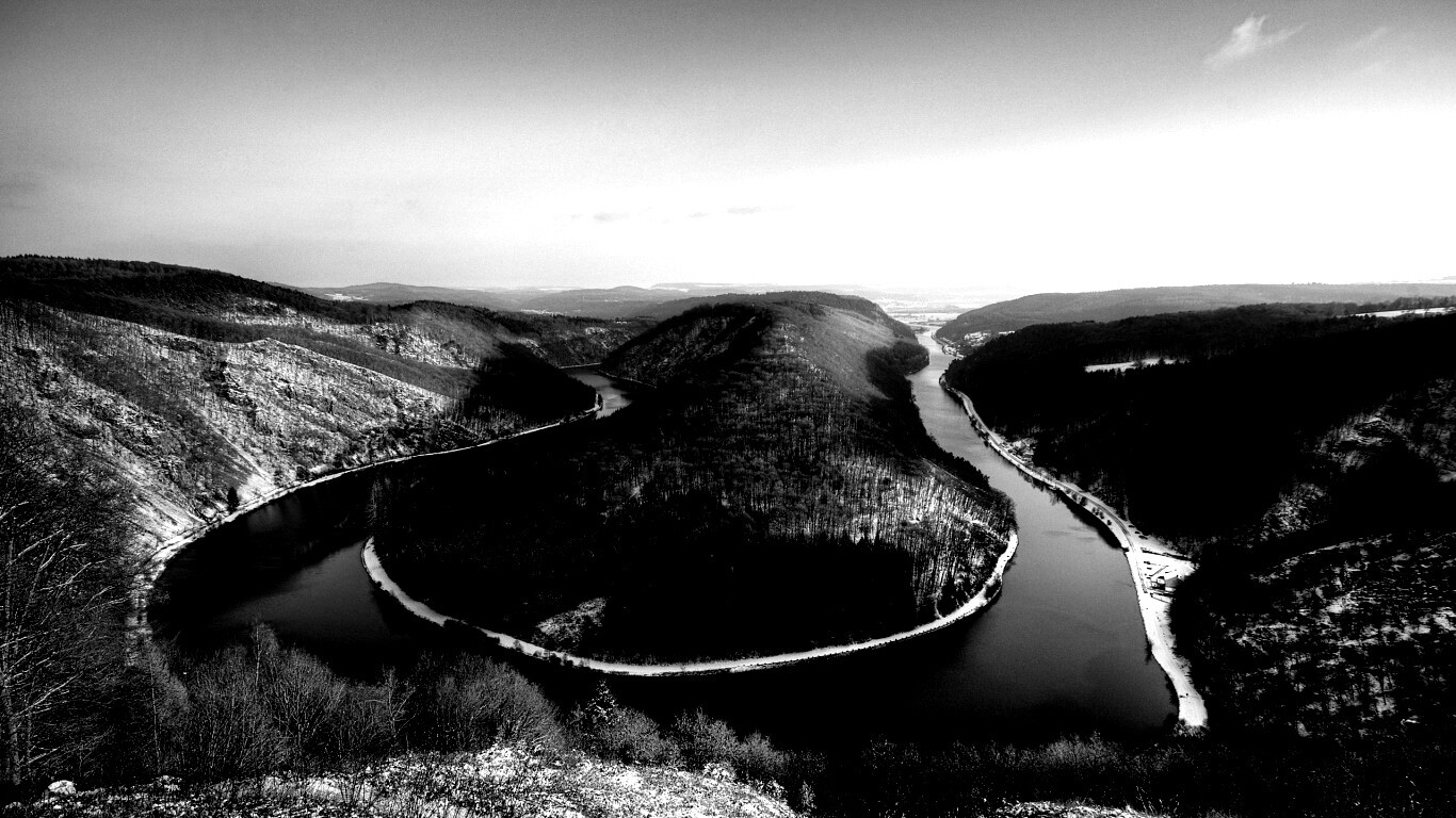 Изгиб реки обои