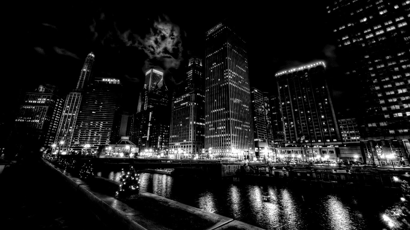 Потрясающий городской вид обои