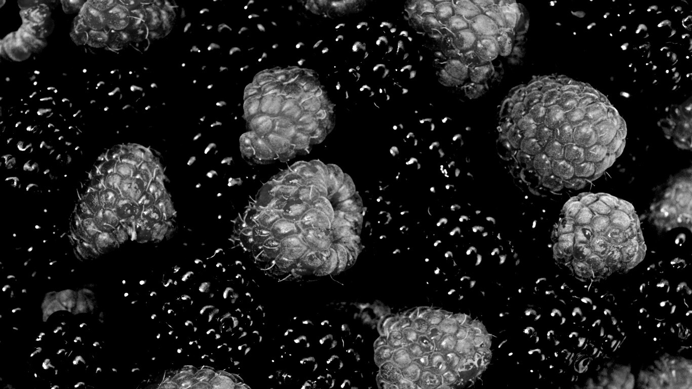 Малина и ежевика обои