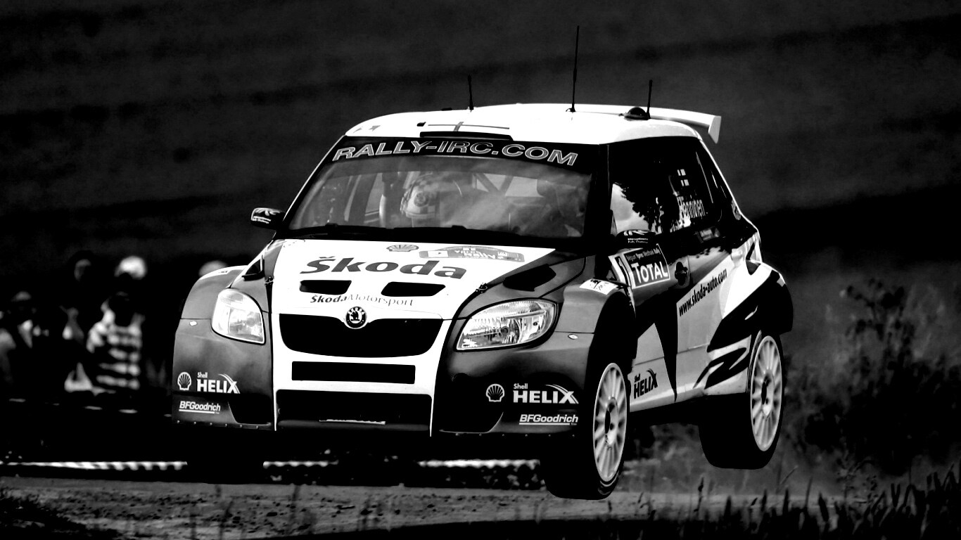 Раллиййная Шкода обои